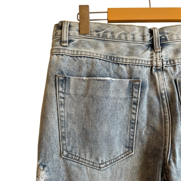 One by One Teaspoon Awesome Baggies Distressed Jeans Light Wash Size 28 - Picture 12 of 16